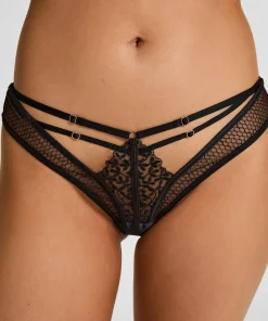 Kristina Brazilian Slip - Schwarz