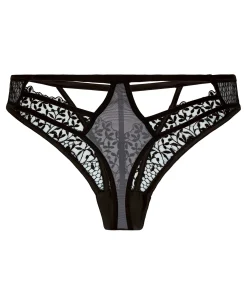 Kristina Highleg String - Schwarz