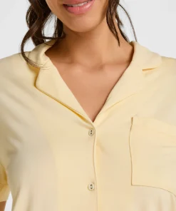 Kurzärmelige Jersey-Jacke Essential - Gelb