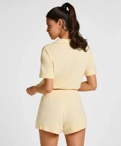 Kurzärmelige Jersey-Jacke Essential - Gelb