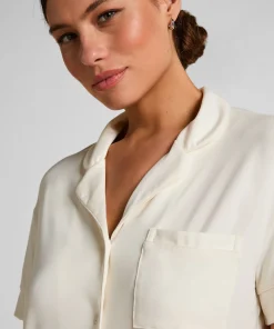 Kurzärmelige Jersey-Jacke Essential - Weiß