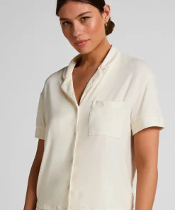Kurzärmelige Jersey-Jacke Essential - Weiß