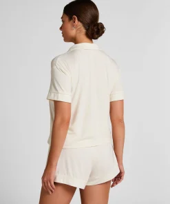 Kurzärmelige Jersey-Jacke Essential - Weiß