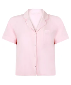 Kurzärmelige Jersey-Jacke Essential - Rosa