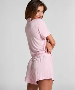 Kurzärmelige Jersey-Jacke Essential - Rosa