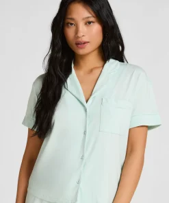 Kurzärmelige Jersey-Jacke Essential - Grün