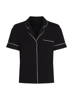 Kurzärmelige Jersey-Jacke Essential - Schwarz