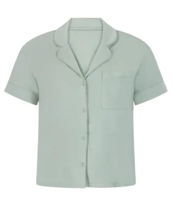 Kurzärmelige Jersey-Jacke Essential - Grün