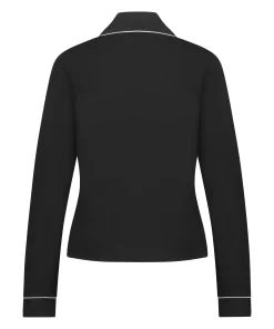 Langärmelige Jersey-Jacke Essential - Schwarz