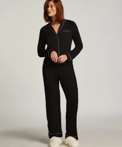 Langärmelige Jersey-Jacke Essential - Schwarz