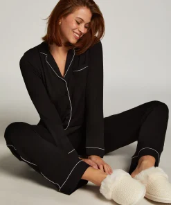 Langärmelige Jersey-Jacke Essential - Schwarz