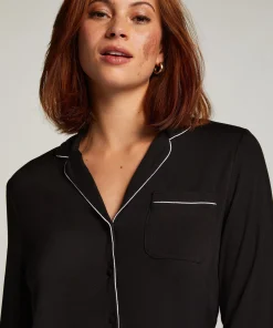 Langärmelige Jersey-Jacke Essential - Schwarz