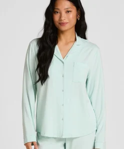 Langärmelige Jersey-Jacke Essential - Grün