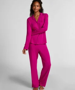 Langärmelige Jersey-Jacke Essential - Rosa