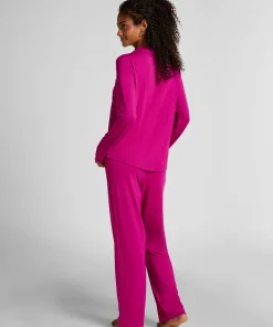 Langärmelige Jersey-Jacke Essential - Rosa