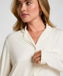 Langärmelige Jersey-Jacke Essential - Weiß