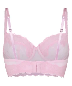 Longline-BH mit Bügel ohne Polsterung Camellia - Rosa