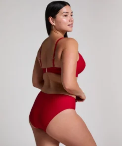 Luna Rio-Bikini-Unterteil Midi - Rot