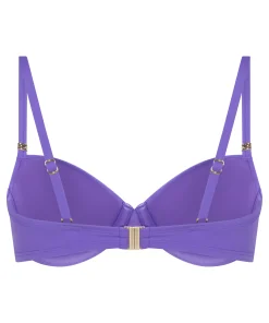 Luxuriöses Bügel-Bikini-Top mit Polsterung - Lila