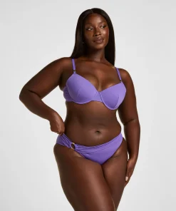 Luxuriöses Bügel-Bikini-Top mit Polsterung - Lila