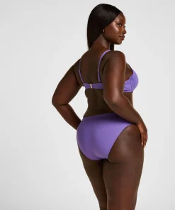 Luxuriöses Bügel-Bikini-Top mit Polsterung - Lila