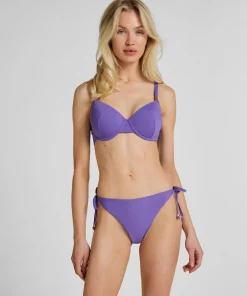 Luxuriöses Bügel-Bikini-Top mit Polsterung - Lila