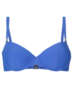 Luxuriöses Bügel-Bikini-Top mit Polsterung - Blau