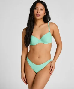 Luxuriöses Bügel-Bikini-Top mit Polsterung - Grün