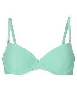 Luxuriöses Bügel-Bikini-Top mit Polsterung - Grün