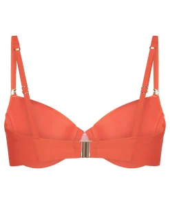 Luxuriöses Bügel-Bikini-Top mit Polsterung - Rot