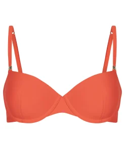 Luxuriöses Bügel-Bikini-Top mit Polsterung - Rot