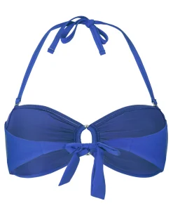 Luxus Bandeau Bikini-Top - Blau