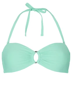 Luxus Bandeau Bikini-Top - Grün
