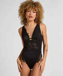 Malou Body mit Bügel - Schwarz