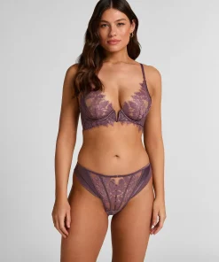 Malou Highleg String - Lila