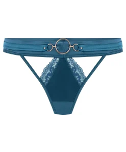 Marjolein String mit hohem Beinausschnitt - Blau
