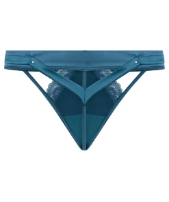 Marjolein String mit hohem Beinausschnitt - Blau