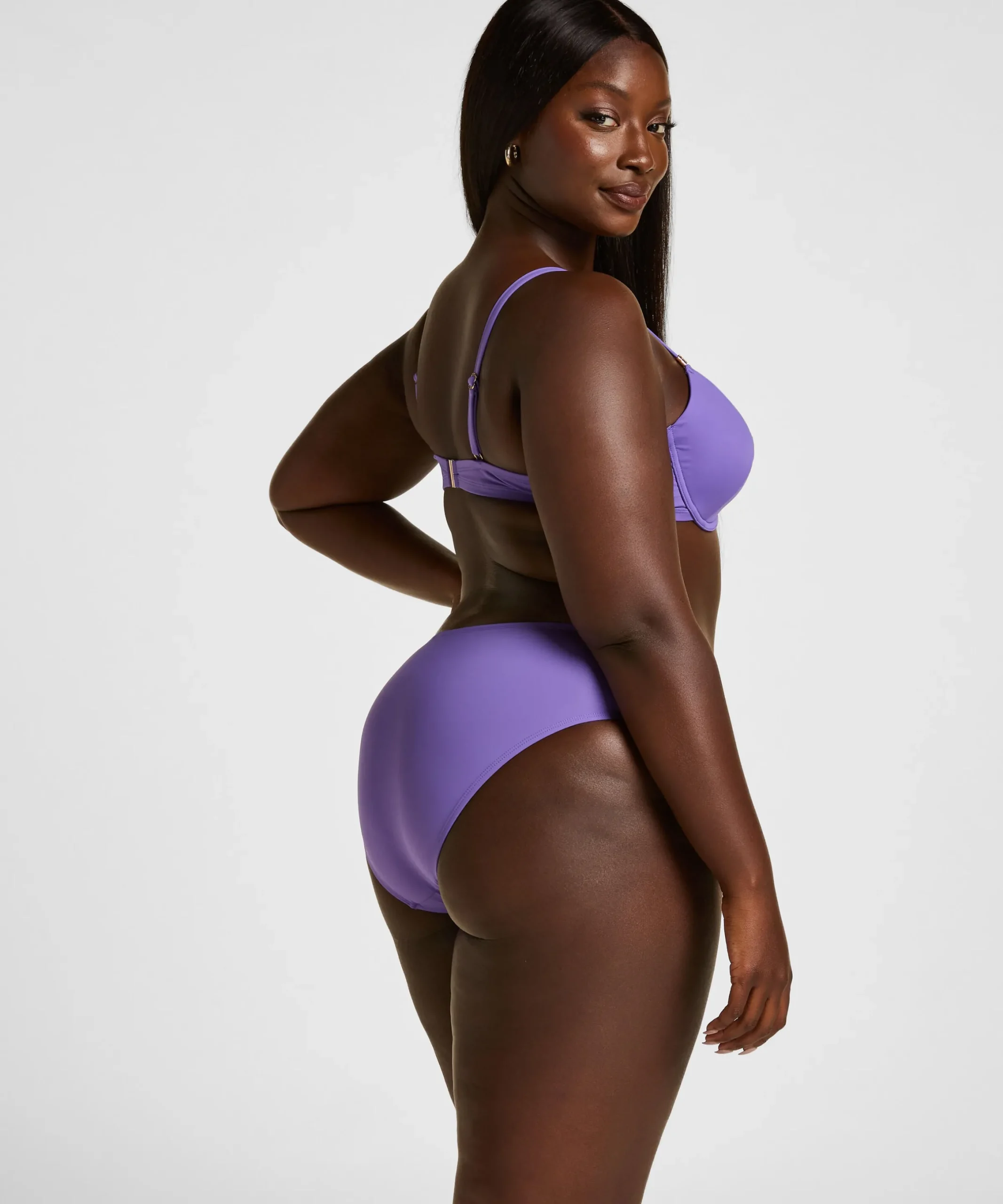 Midi Bikini Bottom Luxe - Lila