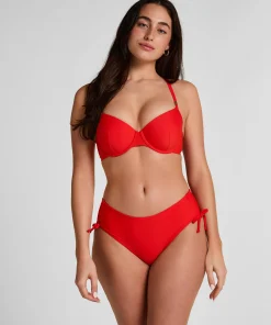 Midi Bikini Bottom Luxe - Rot