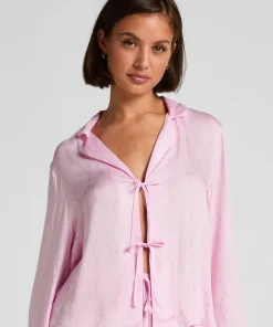 Monchou Pyjama-Jacke - Rosa