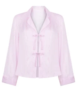 Monchou Pyjama-Jacke - Rosa
