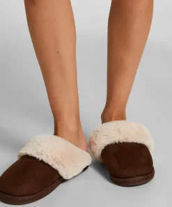 Mules aus Kunstfell Betty - Braun