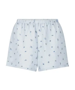 Musselin-Shorts - Blau