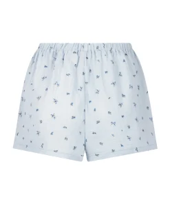 Musselin-Shorts - Blau