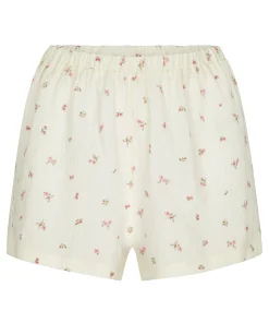 Musselin-Shorts - Weiß
