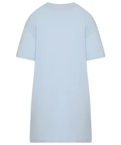 Nachthemd mit Rundhalsausschnitt - Blau
