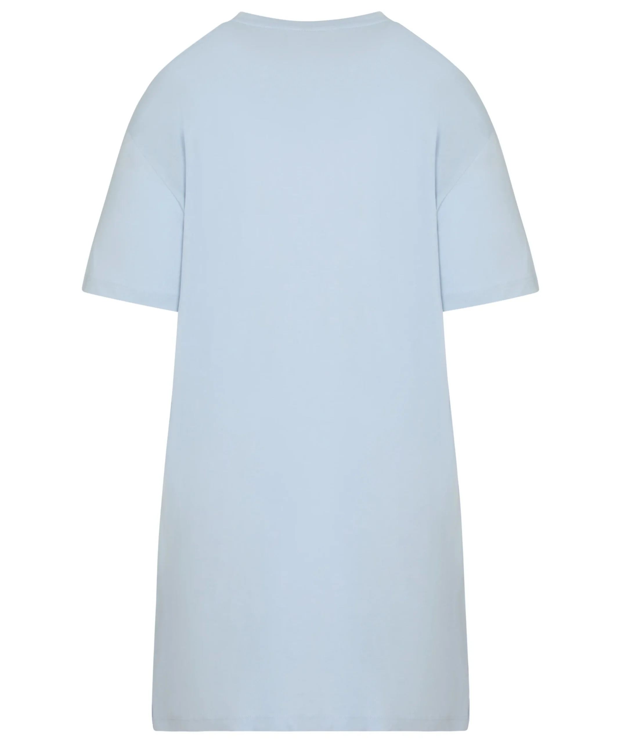 Nachthemd mit Rundhalsausschnitt - Blau