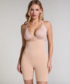 Nahtloser korrigierender Thigh Slimmer - Beige