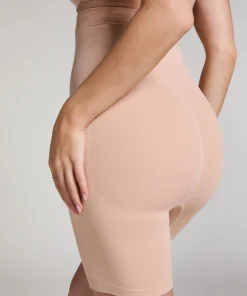 Nahtloser korrigierender Thigh Slimmer - Beige