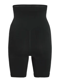 Nahtloser korrigierender Thigh Slimmer - Schwarz